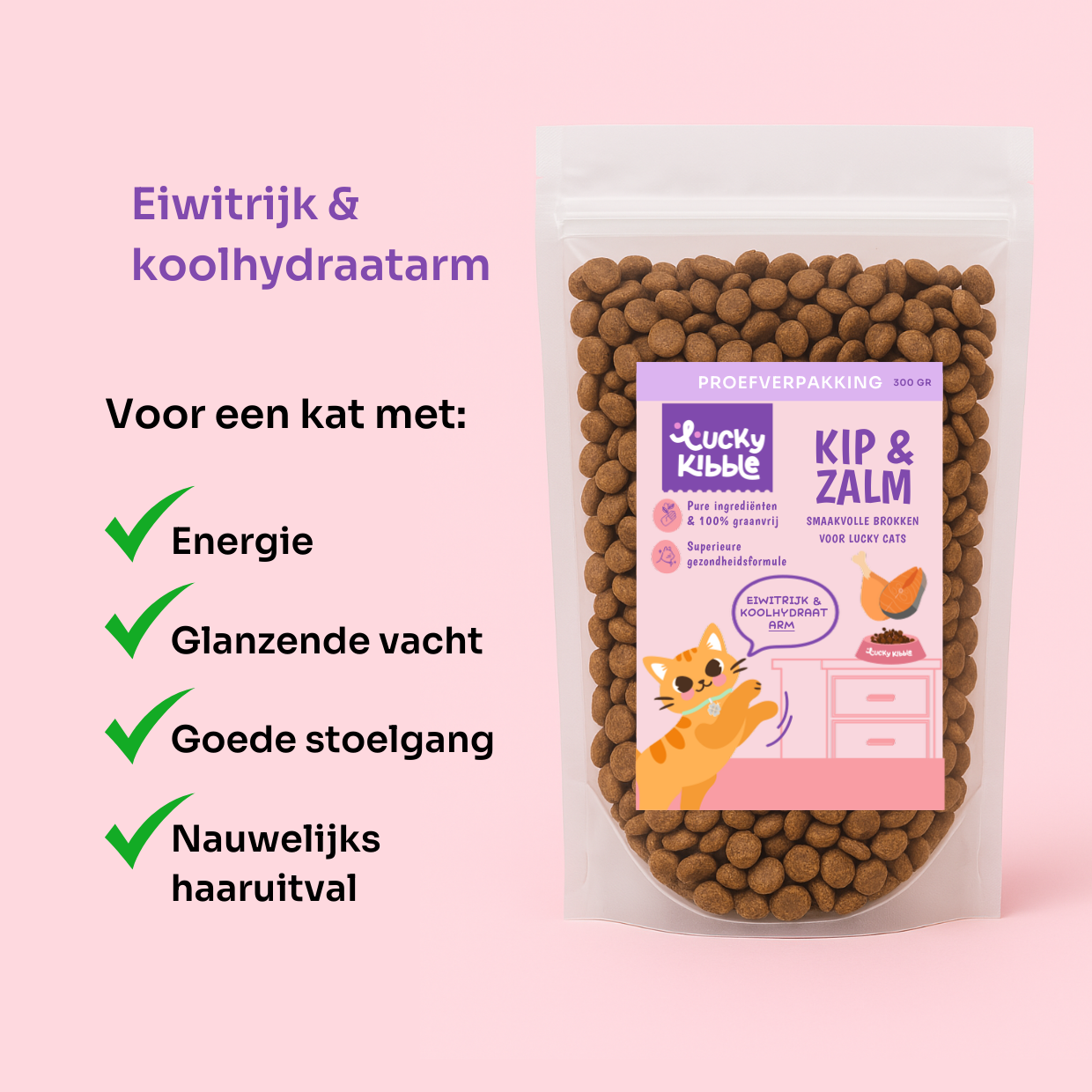 PROEFVERPAKKING KATTENBROKKEN (300 GRAM)